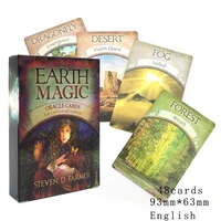 earth oracle tarot 44 cards affectional divination fate game deck english version palying cards for party game