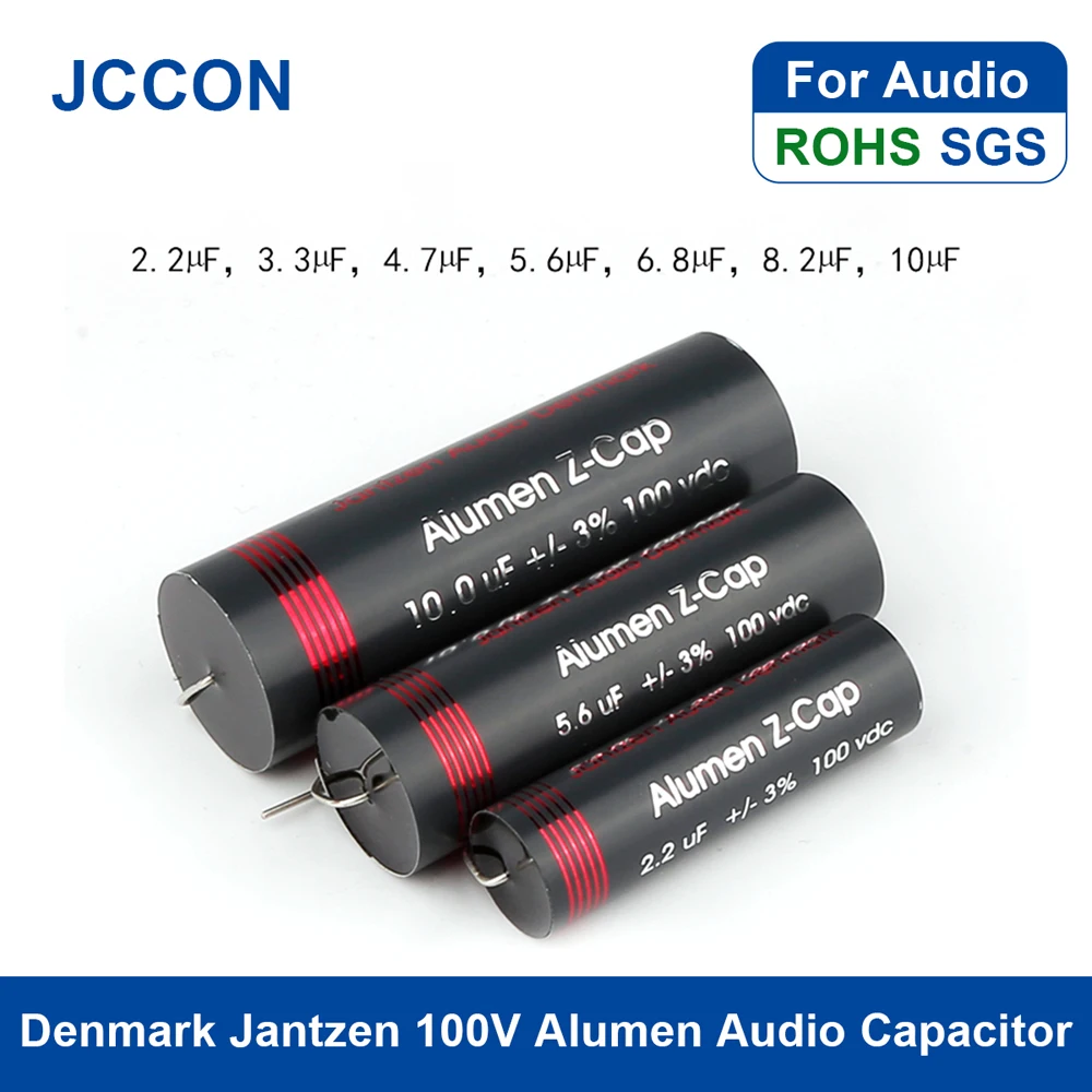 1Pcs Denmark Jantzen 100V Alumen Superior Capacitor Fever Crossover Coupling Frequency-Divided Audio Capacitor AudiophileSpeaker