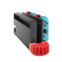 charger for nintendo for switch 4 port controller gamepad dock charging station for switch console holder 9 for joy controller