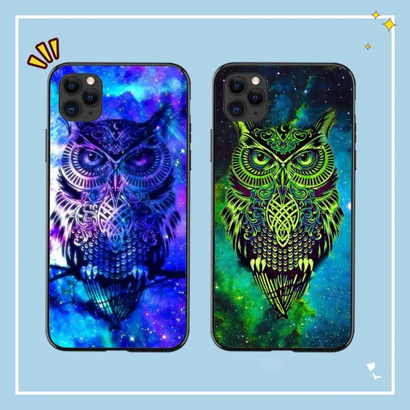 

Animal Night Owl Lovely Phone Case for iphone 13 8 7 6 6S Plus X 5S SE 2020 XR 11 12 mini pro XS MAX
