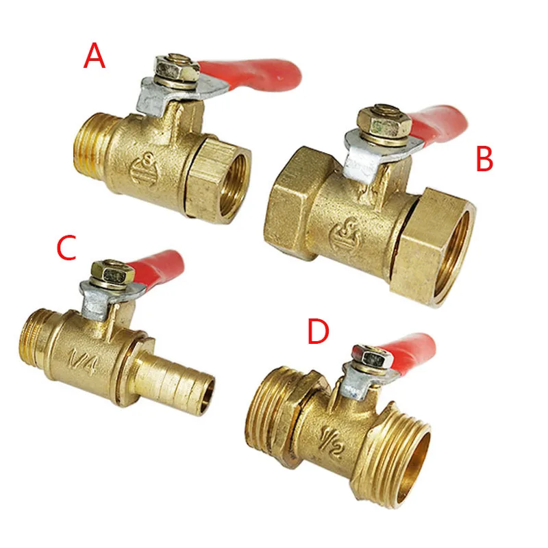 

Copper pneumatic valve normally closed valve switch 1/4"3/8"1/2"ball valve inside and outside thread connector pipe fittings