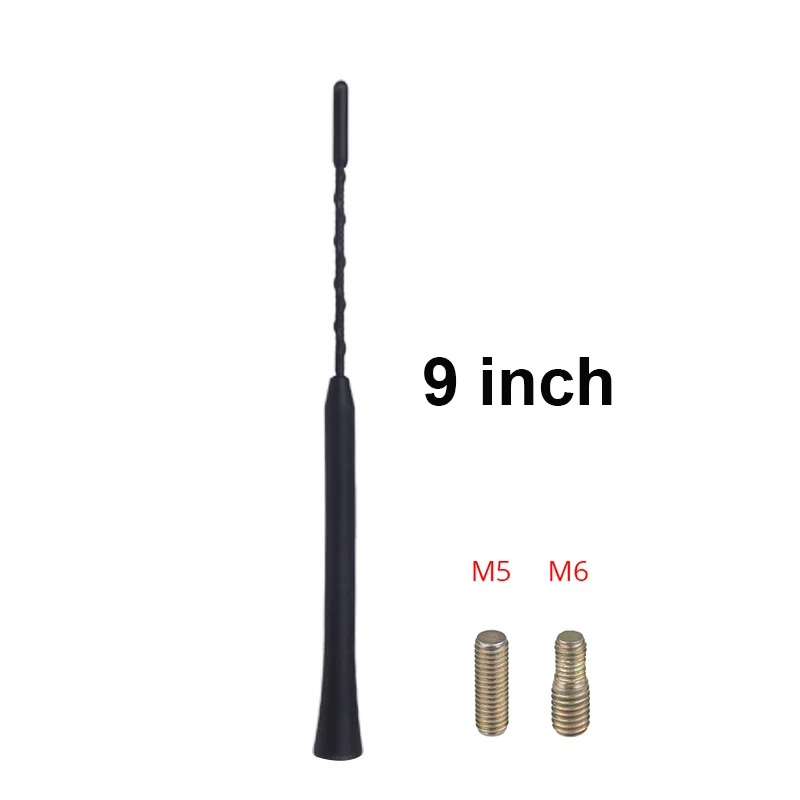 9 inch Для Dala общественных Тойота Пежо Мерседес БМВ " 11" 1" двойной провод авто радио антенна автомобильная универсальная антенна автомобильная мачта - Цвет: 9 inch