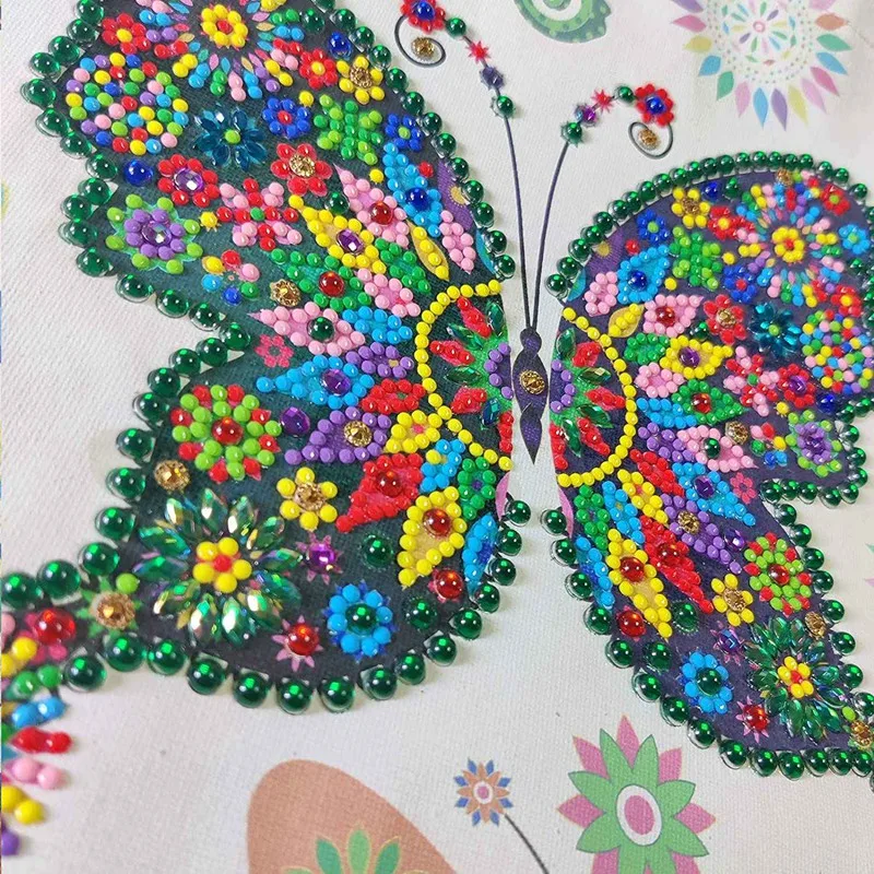 Многоразовая сумка-тоут с алмазной живописью складная сумка для покупок из