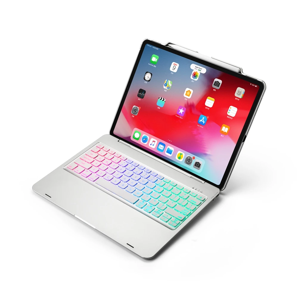 Складной ABS Материал откидная крышка Беспроводная клавиатура Bluetooth для Apple iPad Pro 12,9 A1876 A1895 a1983a2014 чехол для планшета