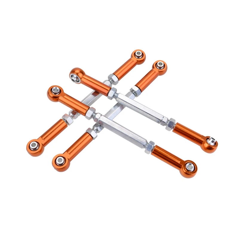

2 Set RC Car Parts: 1 Set Upper Steering Linkage Rod Turnbuckle 112mm & 1 Set 15T Motor Gear EA1040