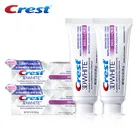 Зубная паста Crest 3D White для отбеливания зубов, улучшенная фтористая антиполостная белая паста для удаления пятен с зубов