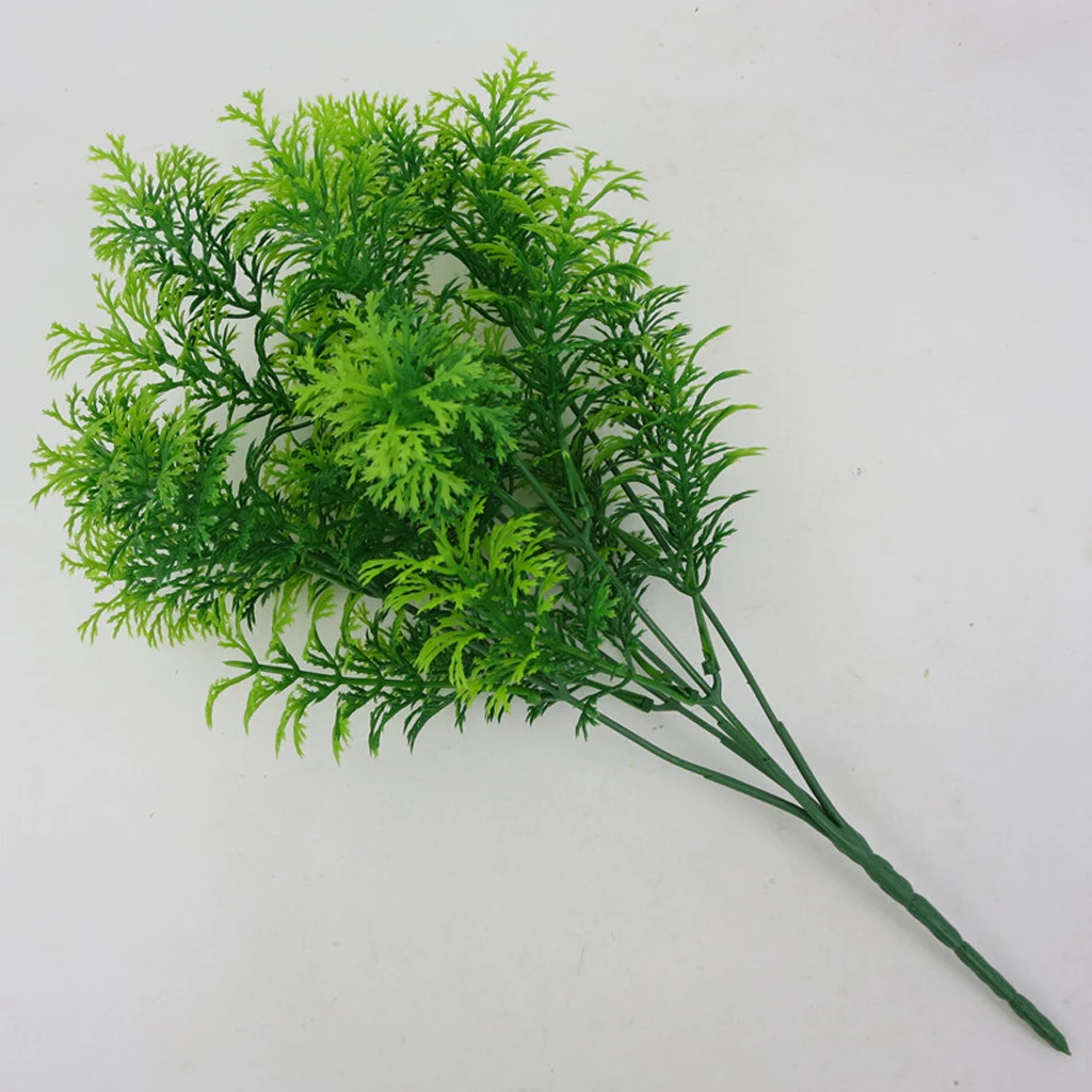 1 шт. искусственные растения зеленая трава 30 см пластиковое кедровое дерево