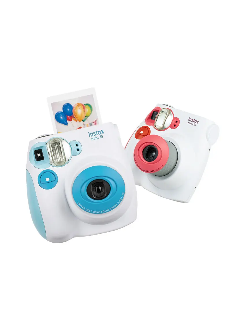 Оригинальная камера моментальной печати Fujifilm Instax Mini 7s с 10 страницами Fuji белая