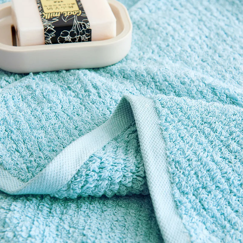 

100% Cotton Bath Towel Sets Absorbent Adult Bath Towels Solid Color Soft Friendly Face Hand Shower Towel For Bathroom Washcloth