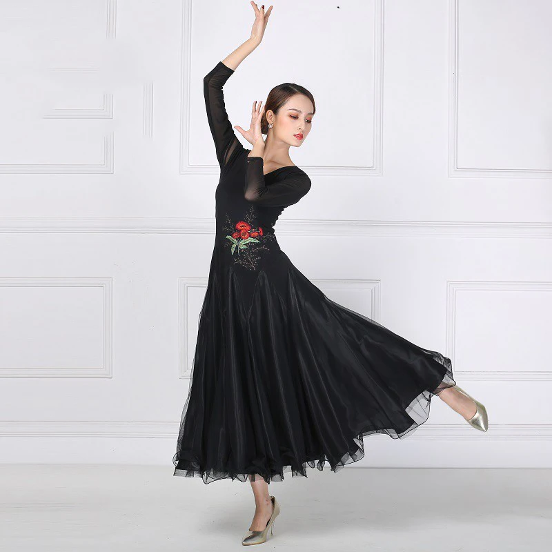 Высококачественное новое платье для бальных танцев стандартные платья костюм