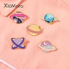 Эмалированные булавки с изображением космоса звезды Планеты Вселенной