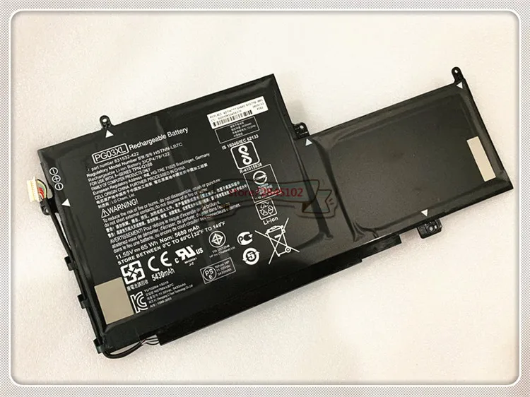 11 55 V 65wh 5430mAh PG03XL Аккумулятор для ноутбука TPN Q168 831532 421|notebook battery|battery for notebookbattery notebook
