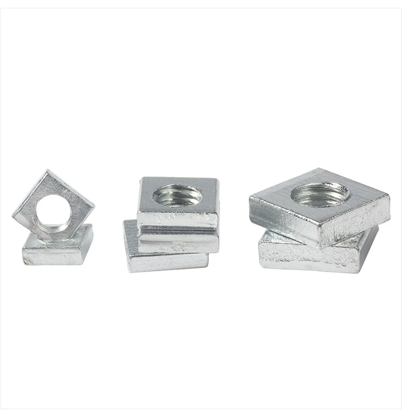 DIN562 M3 M4 M5 M6 M8 Сталь квадратные тонкие гайки HW275
