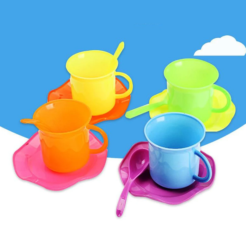 Детская Toys13Pcs моделирование Kid Чай Вечерние чайник чашка с блюдцем ложка ролевые