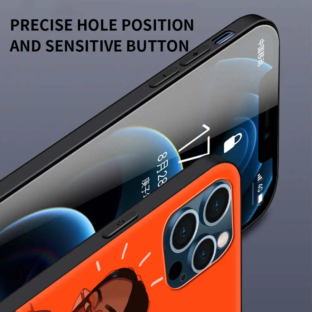 

Afro Girls Black Women Phone Case For Apple iPhone 12 11 Pro 7 XR X XS Max 8 6 6S Plus 5 5S SE 2020 12Mini Coque Black Shell