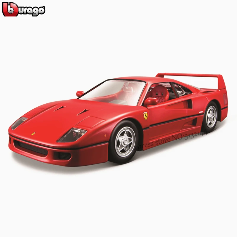 Bburago 1:24 Ferrari F40 коллекция производитель авторизованный имитационный сплав модель автомобиля украшения Коллекция игрушек инструменты