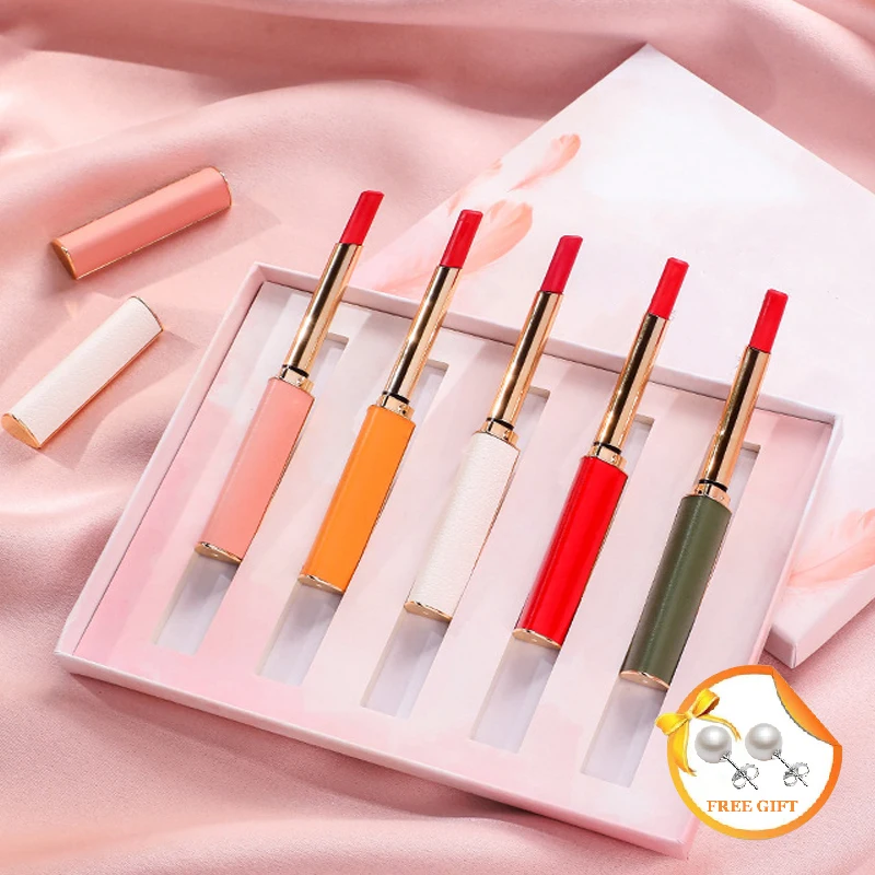 НОВАЯ тонкая губная помада для женщин стойкие матовые бархатные Помады губ