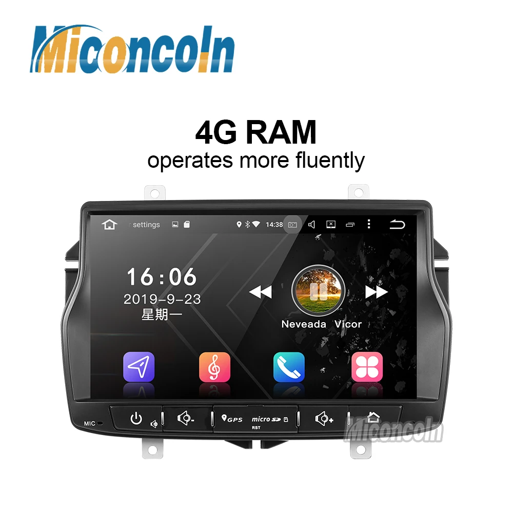 4G ram android 9 0 Автомобильная магнитола dvd мультимедиа для Lada Vesta Видео Аудио плеер gps