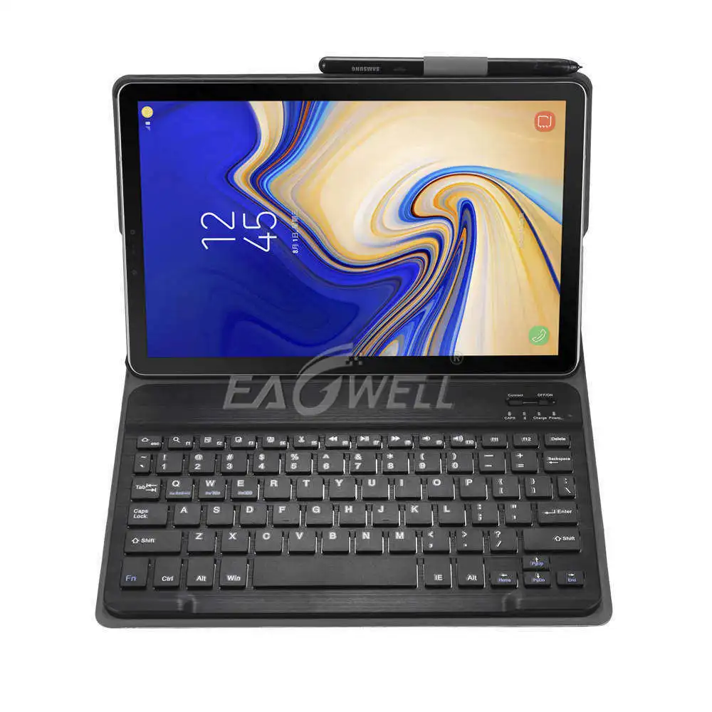 

For Samsung Tab A 10.5" T590/T595 Bracket Shockproof Pen Tray Case Cover With Bluetooth Wireless Detachable Ultra-Thin Keyboard