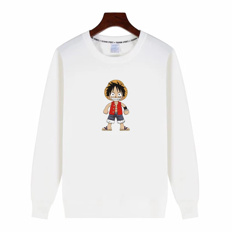One piece offwhite Мужская Толстовка Повседневная с принтом и круглым вырезом в стиле хип