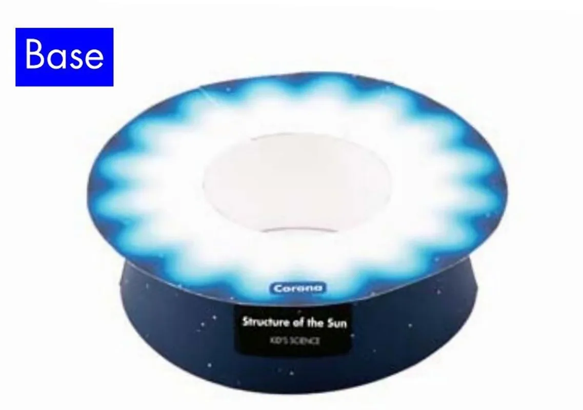 Sun структура естественная научная работа бумажная модель DIY 3D карта Модель