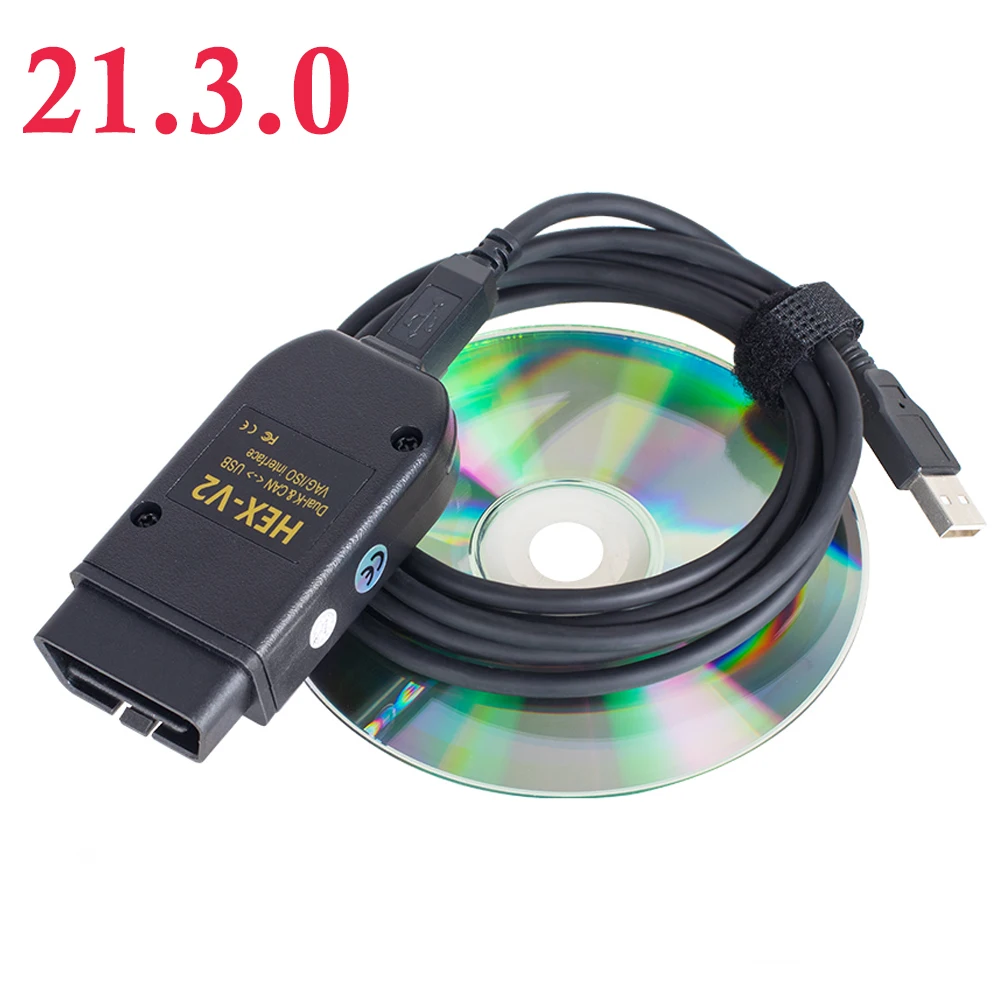 VAG COM 21 3 VAGCOM 20 12 VCDS HEX CAN USB интерфейс для VW AUDI Skoda Seat 4 многоязычный ATMEGA162 + 16V8