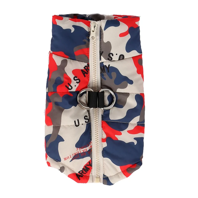 Рождественская куртка для больших собак и щенков маленьких водонепроницаемая