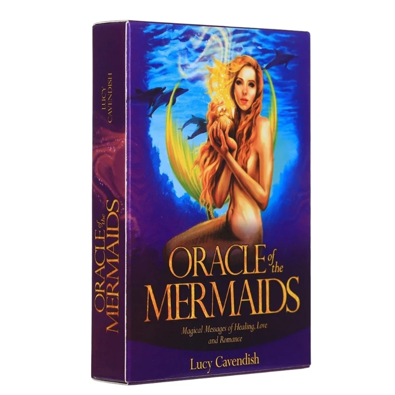 

2022 New Oracle of the Mermaids 45-Card Deck Tarot Magical Messages of Healing Love & Romance Family Party Board Game