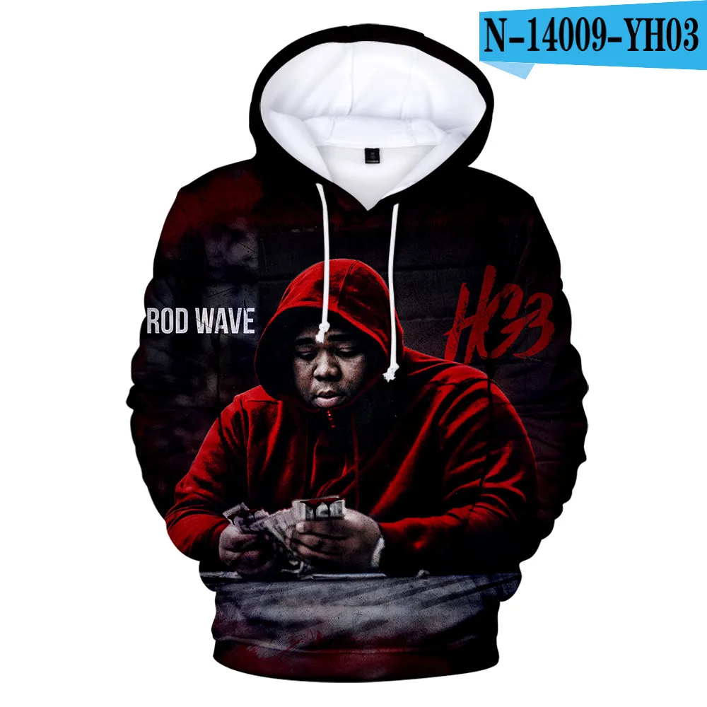 

Rod Wave Hoodie Sweatshirt Fashion Men/women Casual 3D Hoodie Boys/girls Streetwear Long Sleeve Rod Wave Tops