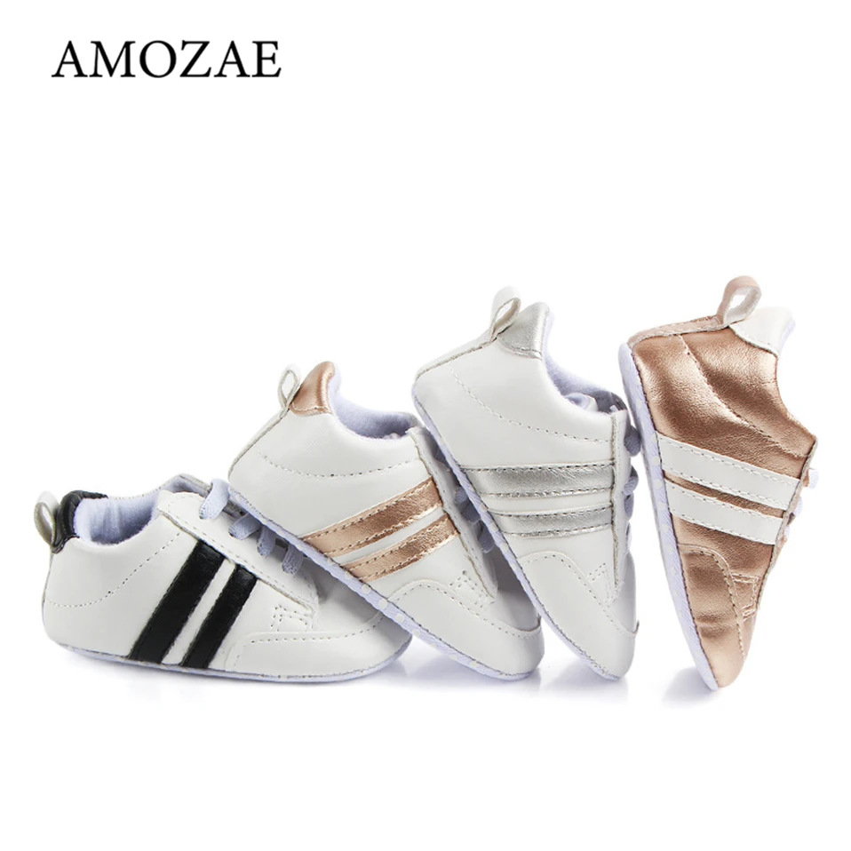 Туфли для новорожденных мальчиков и девочек с принтом мягкая Нескользящая