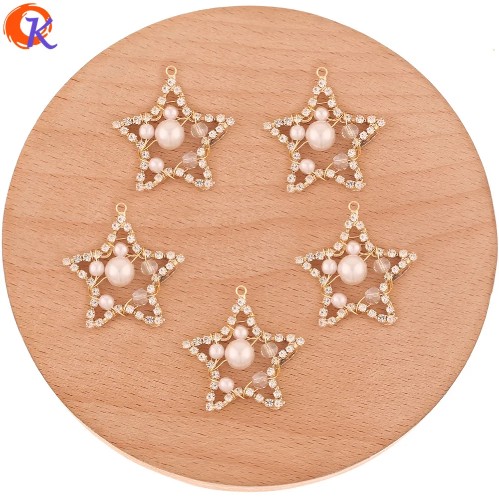 

Cordial Design 20Pcs 25*25MM CZ Charms/Jewelry Accessories/Genuine Gold Plating/Imitation Pearl/Hand Made/DIY/Earring Findings