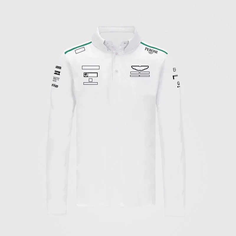

Рубашка-поло F1POLO, быстросохнущая, с длинными рукавами, новая гоночная футболка формула One Vettel, велосипедная футболка, большого размера на за...