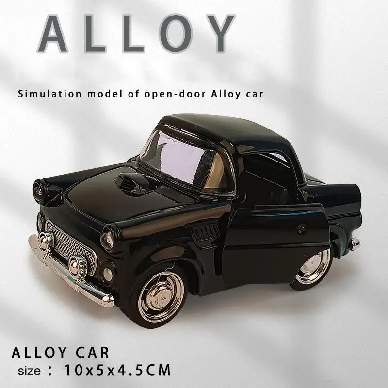 

2022Creative Q Version Alloy Classic Car Model 1:32Double-door Beetle Children's Toy Car Ornaments Pull Back Car Model Toy Gift