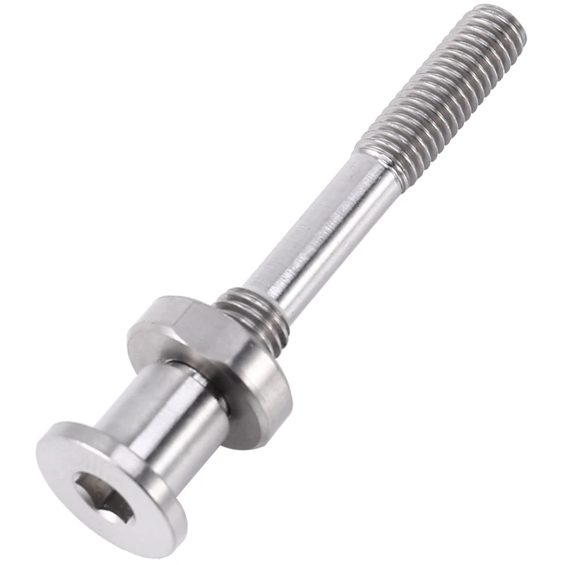 

1 Set BMX Titanium Screw Stem Head Tube Seatpost Brake Screw Set & 1 Set Retro Vintage Leather Bicycle Saddle Seat