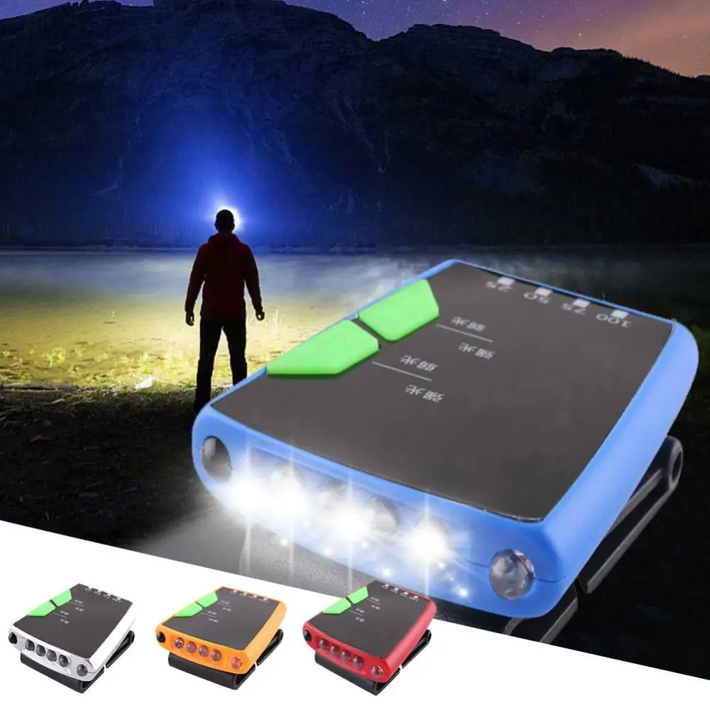 

35% Discounts Hot! Outdoor Fishing Hiking USB Rechargeable LED Clip-on1 Cap1 Hat Light Head Lamp