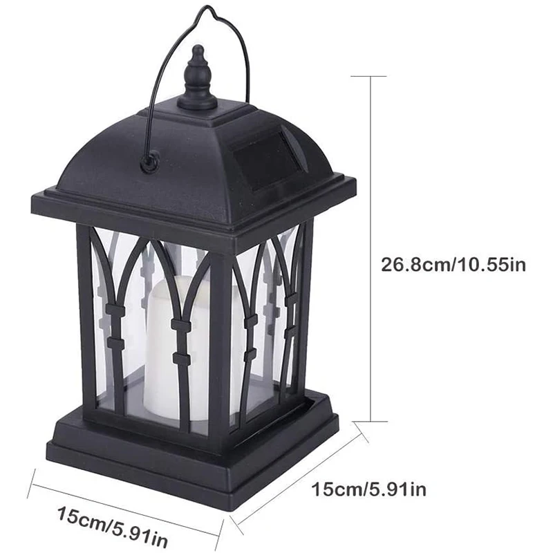 Водонепроницаемый переносной подвесной светильник на солнечной батарее уличный