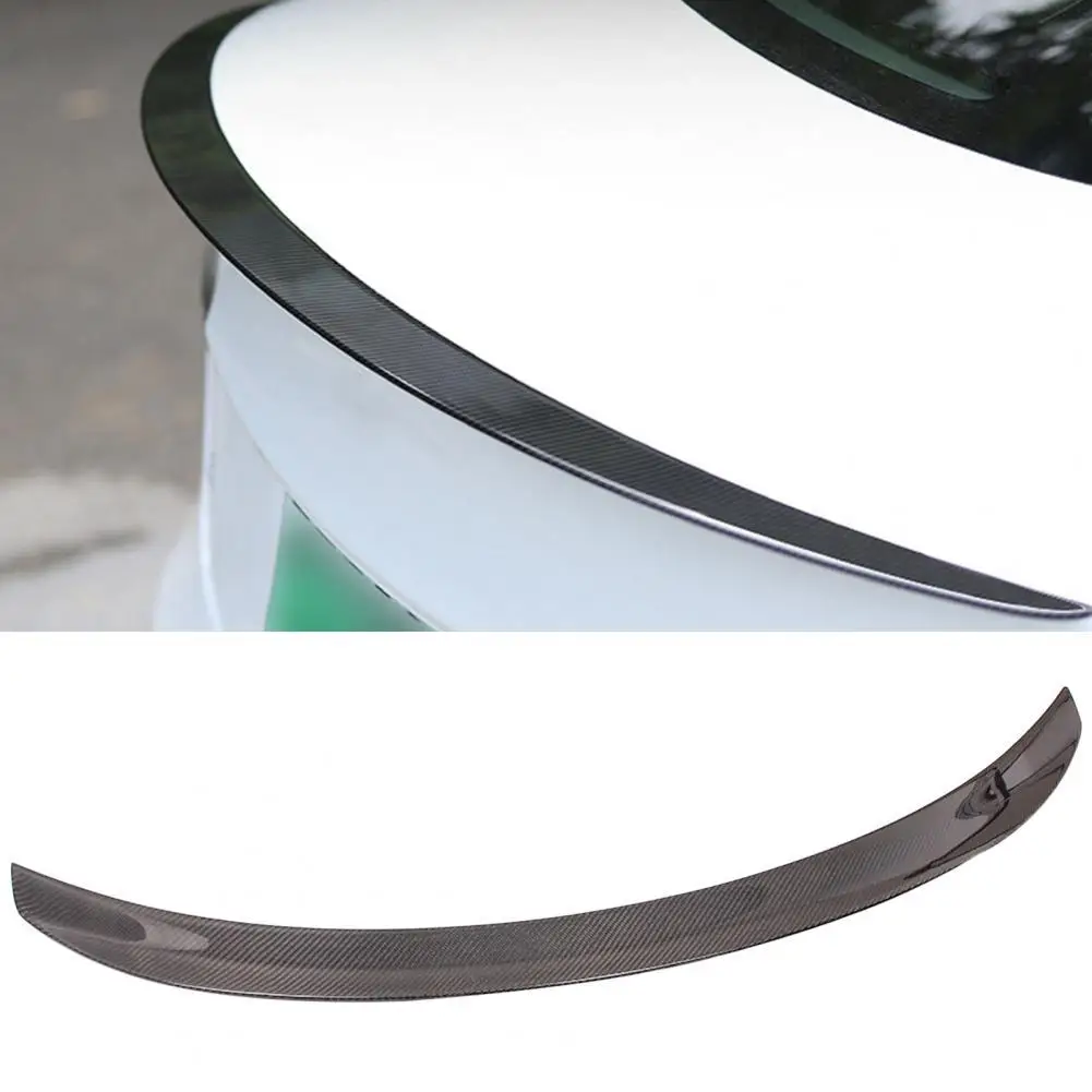 

Eye-catching Cool Vehicle Trunk Lip Spoiler Carbon Fiber Trunk Spoiler Punch-free