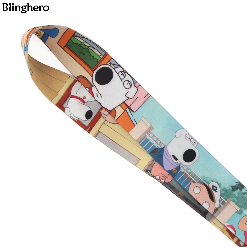 Blinghero семья Guy шнурок для ключей мультфильм дети шнурок телефон ключи держатель шнурки для подвешивания шеи ремни DIY модный аксессуар BH0174