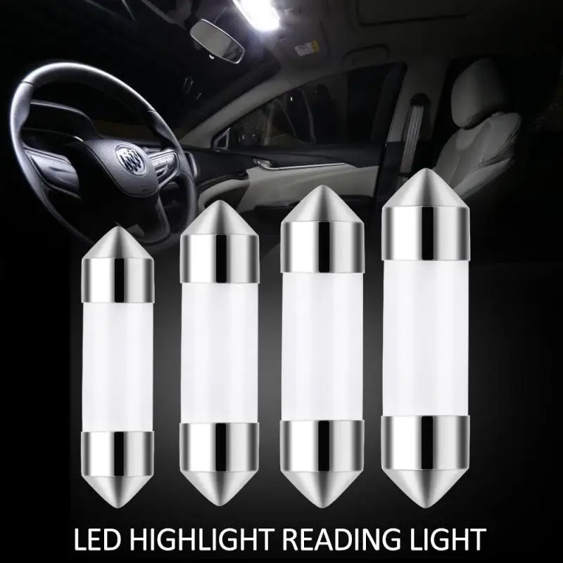 

New Car LED COB Light Bulbs Car License Light Interior Reading Dome LED Lamp 6500K 7500k / 41mm 39mm 36mm 31mm