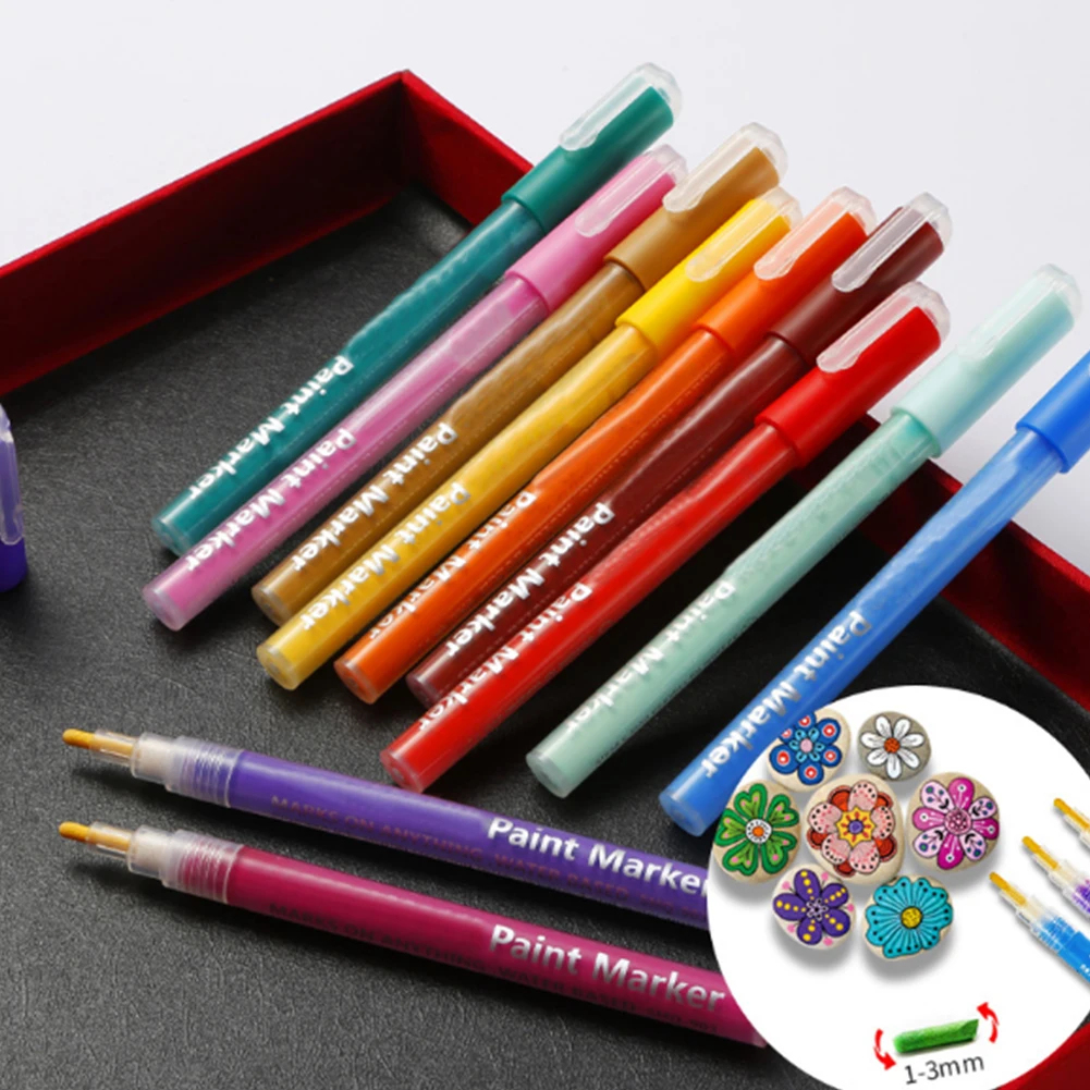 Водостойкие художественные маркеры канцелярские принадлежности ручка для