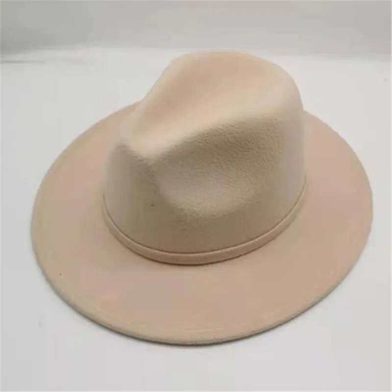 

felt band women men winter autumn fedora felted green yellow orange black khaki camel blue only band felted
