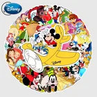 Disney 56 шт. комплект наряда принцессы с Микки и Минни, футболка с декором в виде для стайлинга автомобилей велосипед мотоцикл для мобильных устройств на путешествия чемодан забавные Стикеры