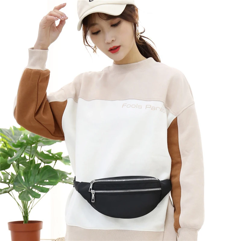 Women's Waist Bags Casual Crossbody Chest Bags Outdoor Gym Sports Pocket Portable Cycling Bag All-match Messenger Belt Bags