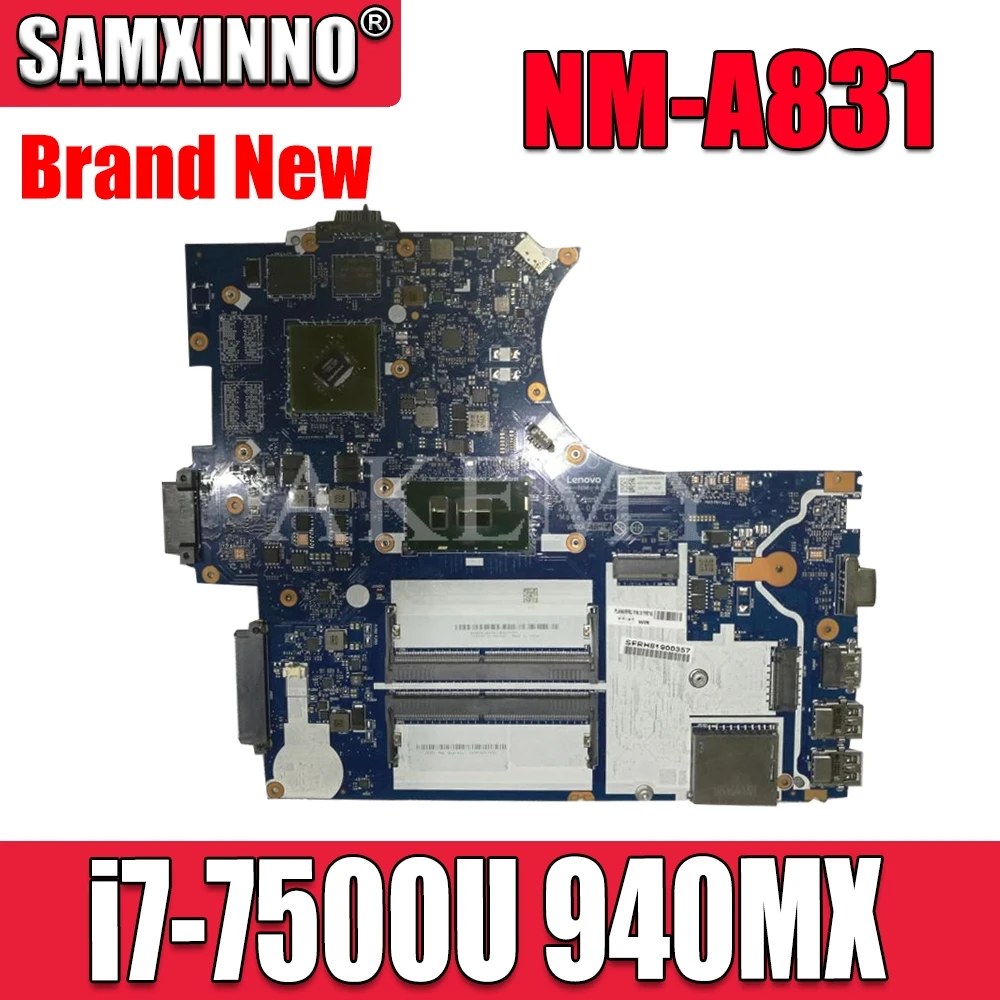 

NM-A831 original mainboard For Lenovo ThinkPad E570 with I7-7500U GTX950M Laptop motherboard