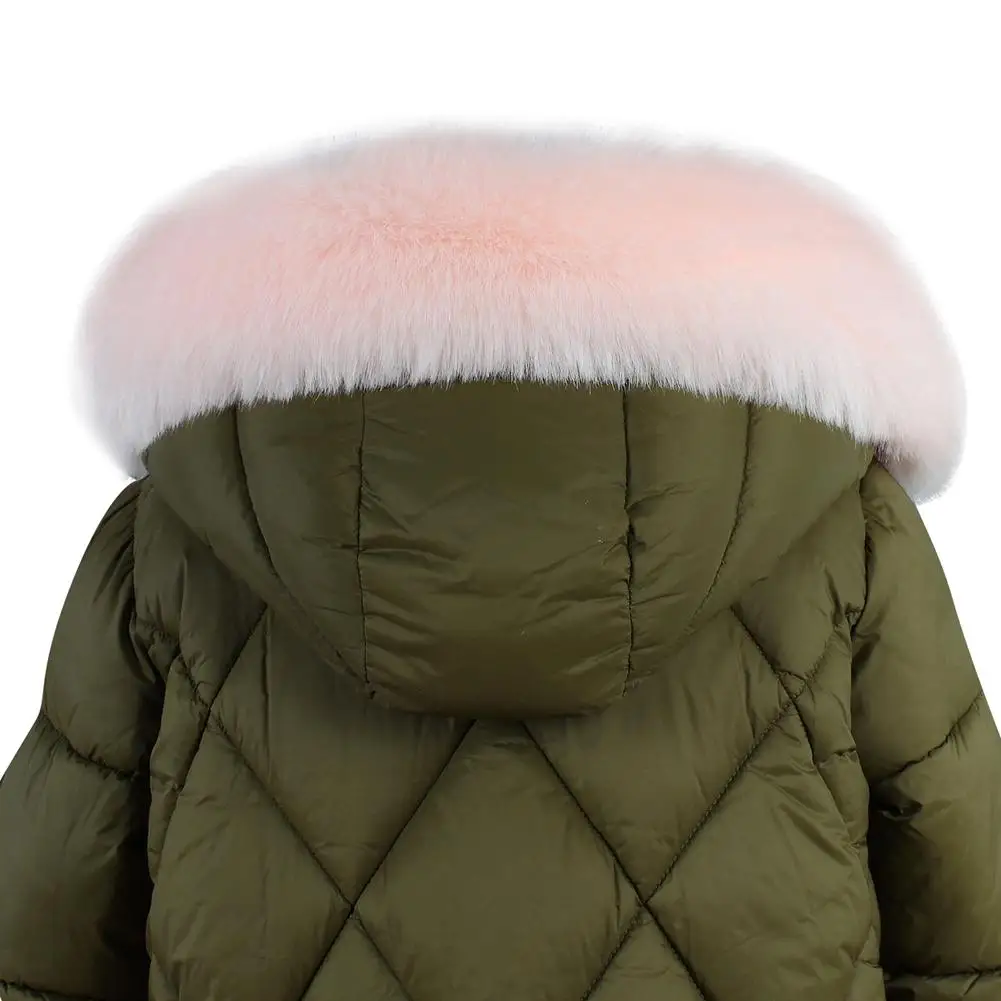 Pink Роскошный зимний шарф с искусственным мехом, искусственный женский меховой шарф, меховое пальто с воротником, шапка, декоративный шарф, теплая мягкая меховая шаль - Цвет: Pink
