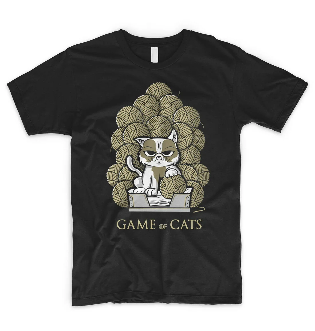 Футболка с принтом Игра кошек Престолов футболка смешная изображением кота