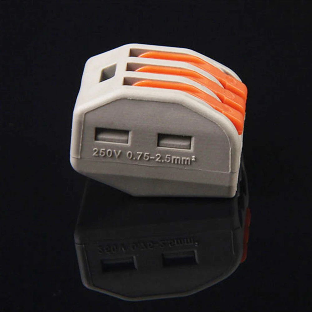 Клеммная колодка клеммный разъем Электрический кабель Разъемы 2pin 7KW 20A