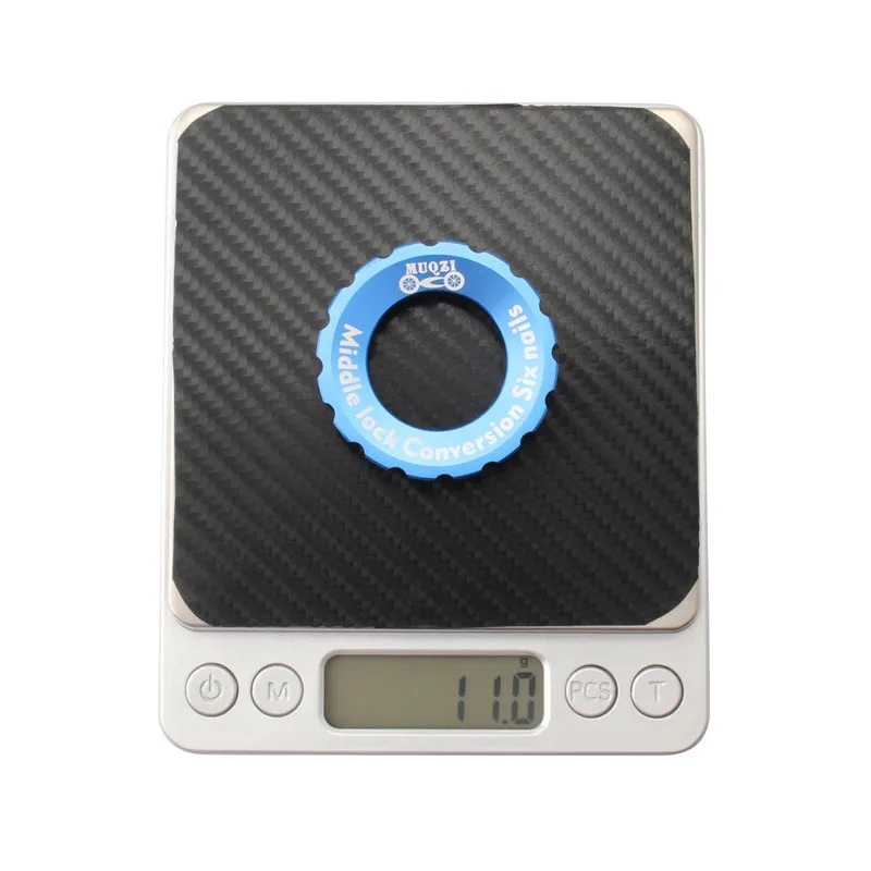 

MUQZI MTB Bike Hub Centerlock Adapter Repair Cover Center Lock Adapter To 6 Bolt Disc Brake Rotor Aluminum Maintenance Cover