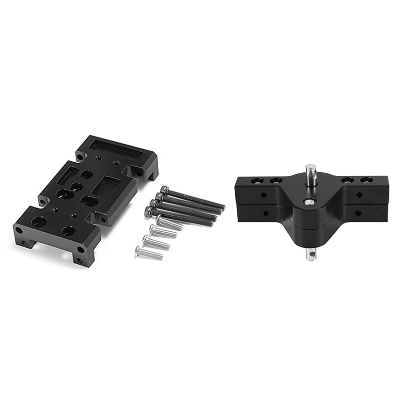 1:10 восхождение автомобиля база/коробка передач с ЧПУ Алюминий передачи чехол