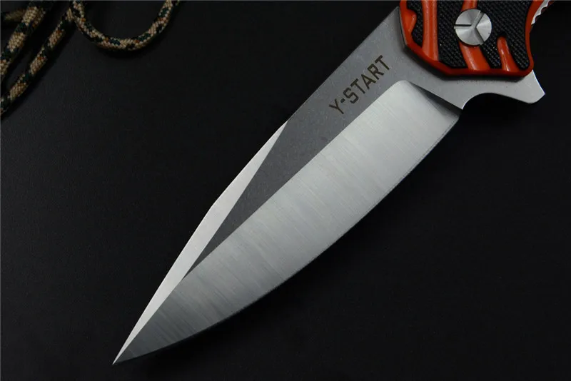 Складные Ножи С флиппером Y-START Woodpecker LK5020 лезвие 440C рукоятка G10 охотничий острый